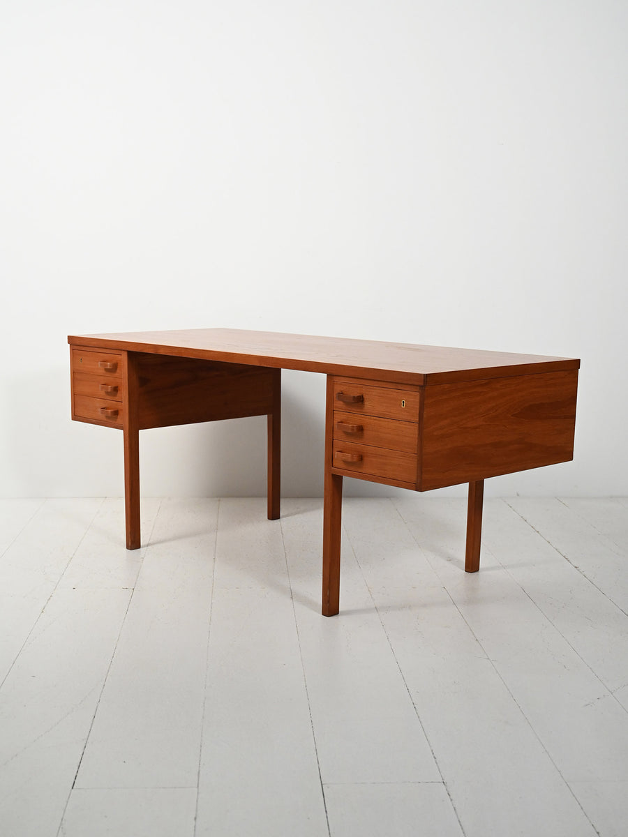 Scrivania in teak di Nanna & Jørgen Ditzel