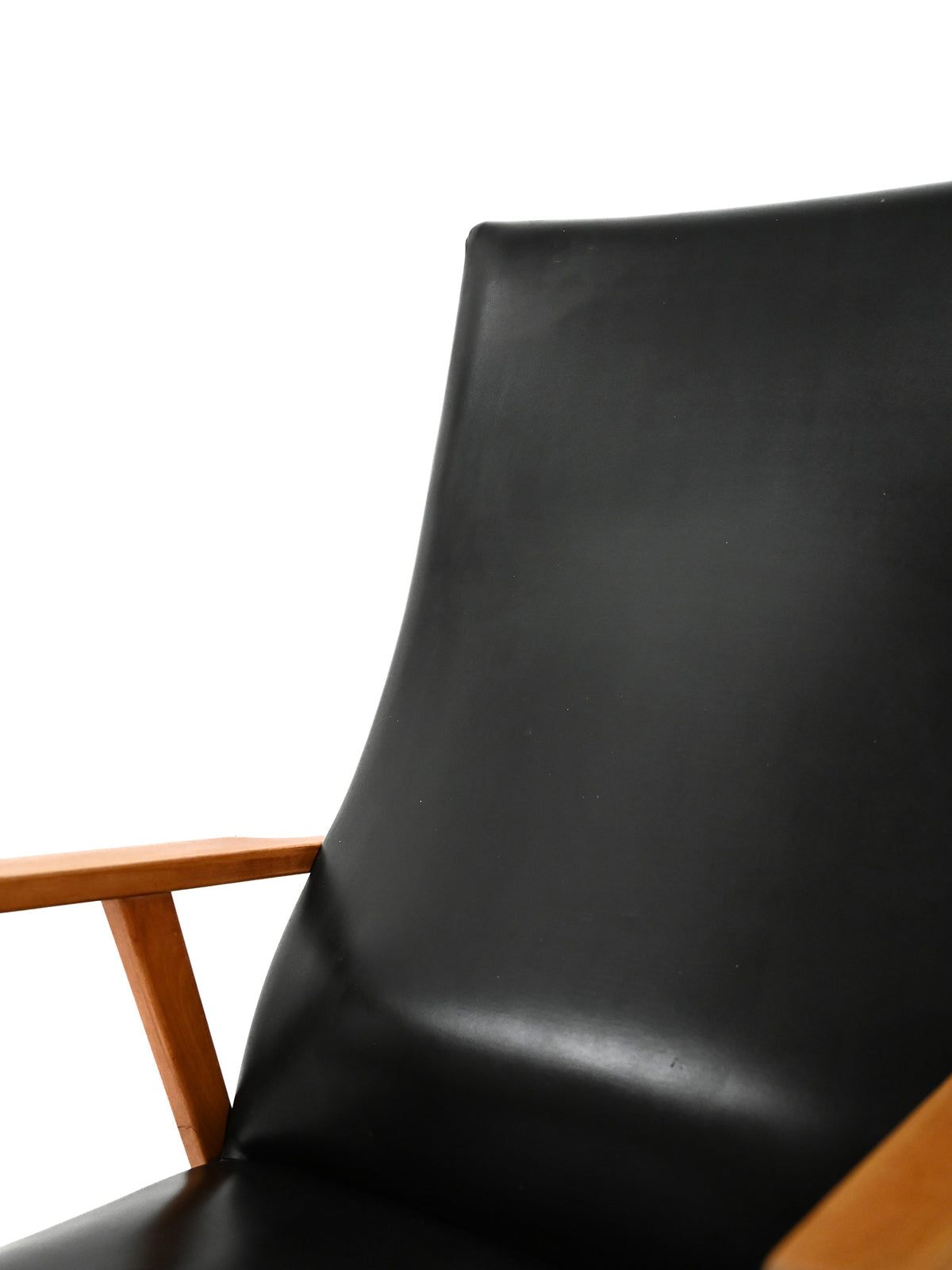 Coppia di poltrone scandinave anni 50-60 con schienale alto 7