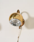 Coppia di lampade da parete in ottone di Möllers Armatur Eskilstuna, anni '50