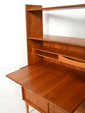 Sideboard con libreria in teak di Brantorps 6