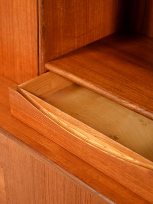 Sideboard con libreria in teak di Brantorps 7