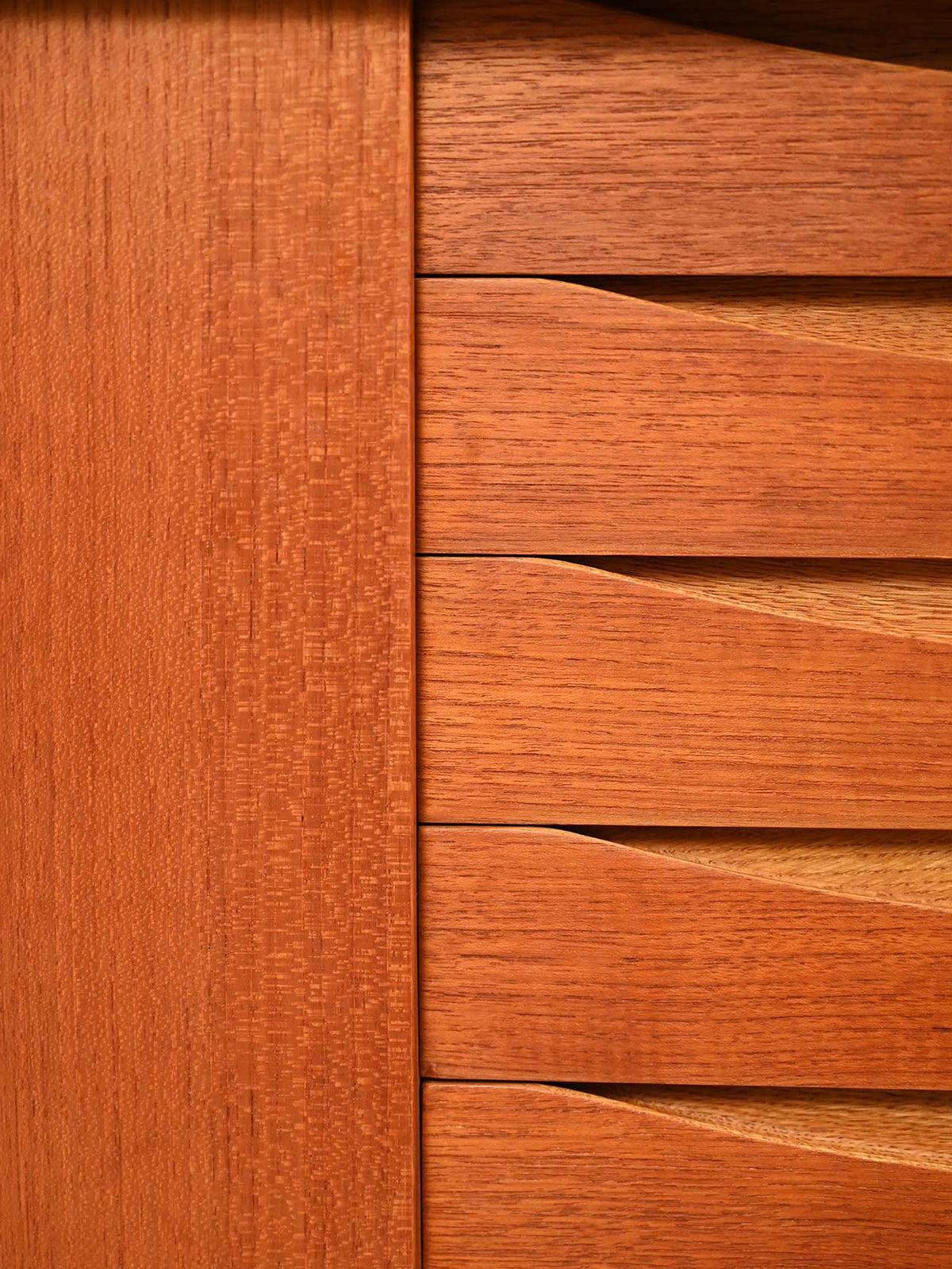 Sideboard con libreria in teak di Brantorps 9