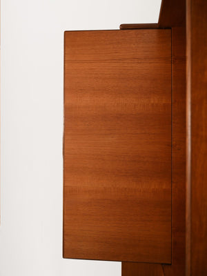 Sideboard con libreria in teak di Brantorps 11