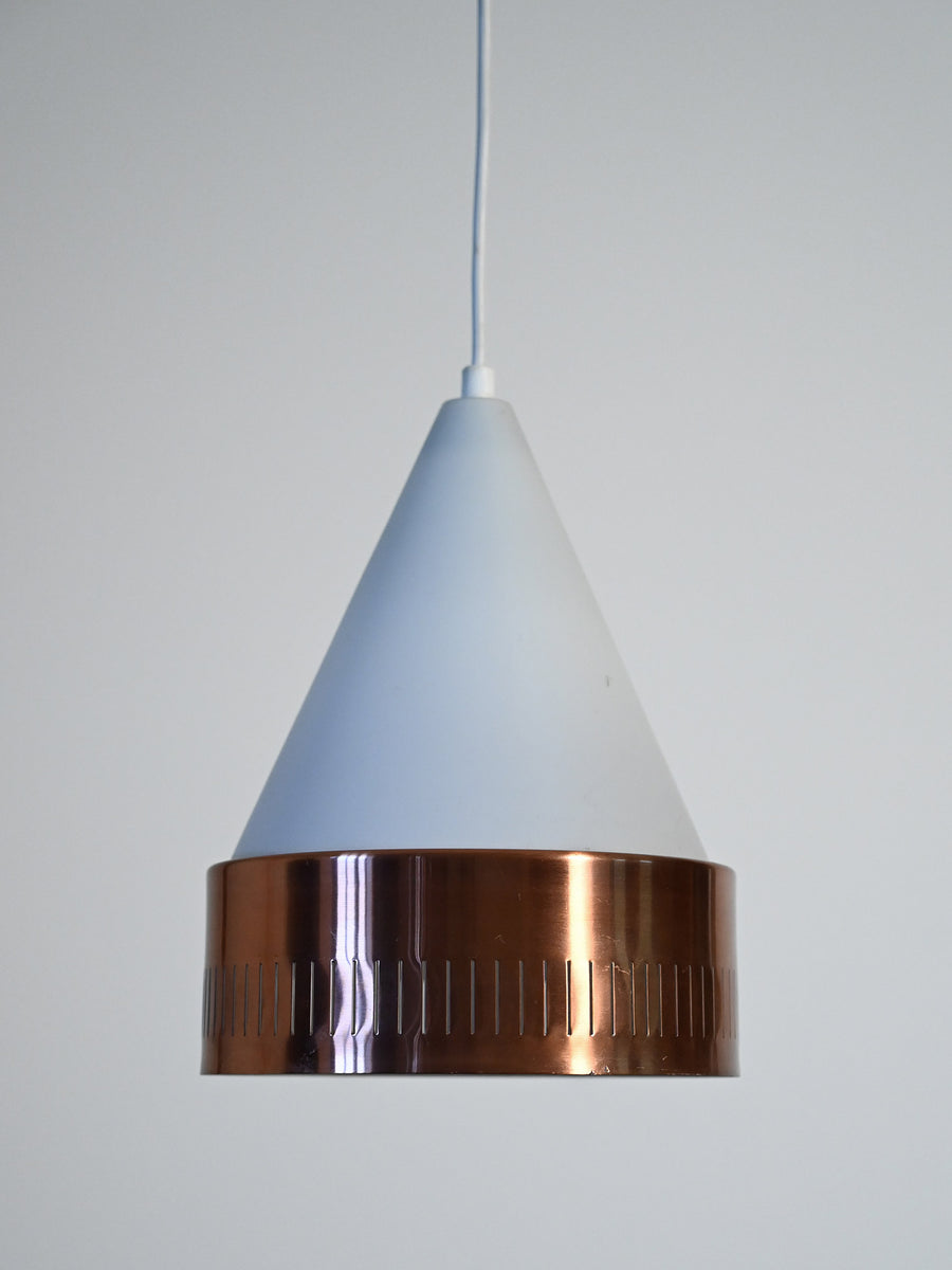 Lampada a sospensione scandinava con cerchio in rame