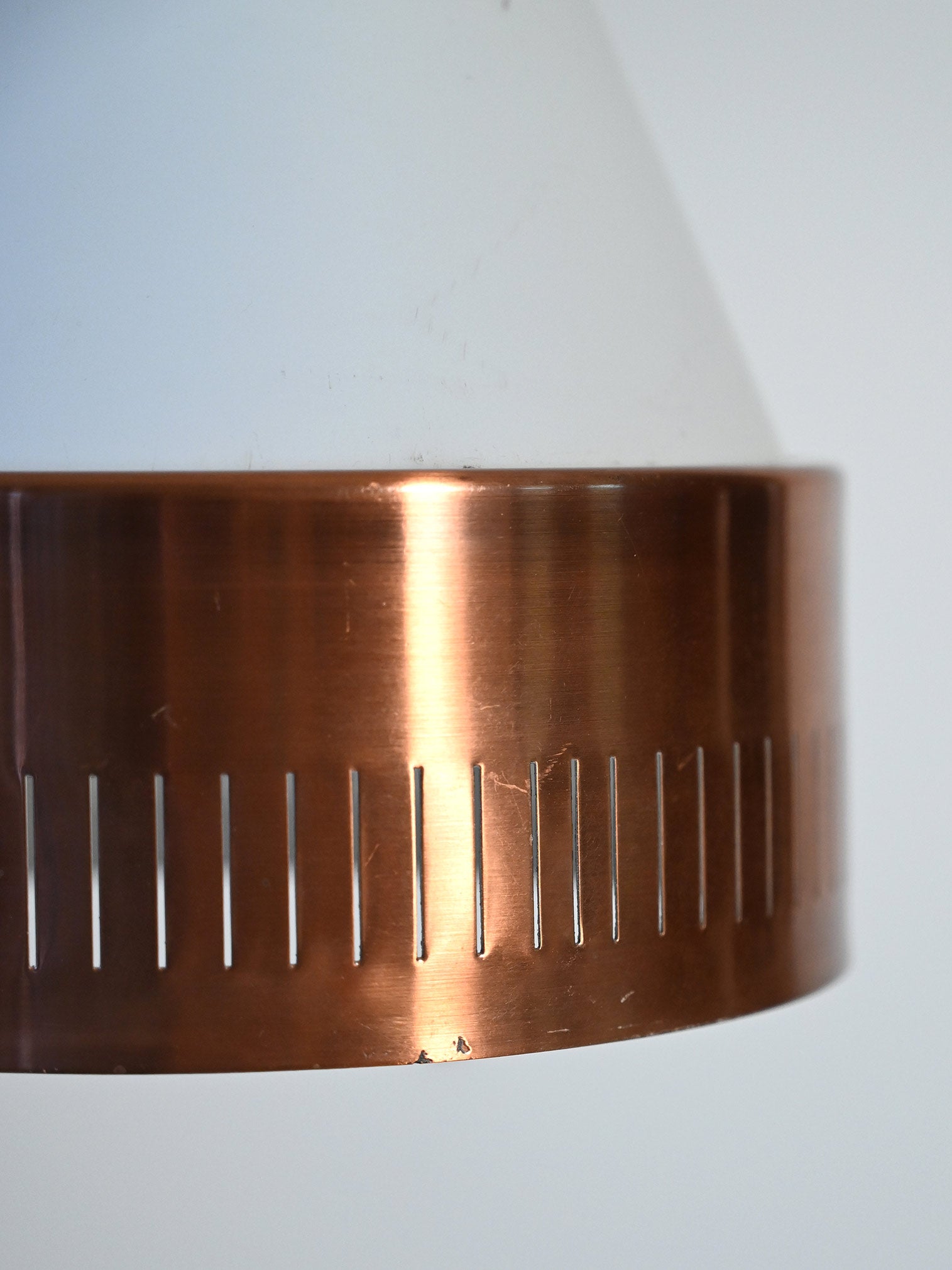 Lampada a sospensione scandinava con cerchio in rame 3