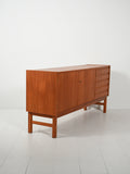 Sideboard scandinavo anni 60 dalle linee geometriche 3