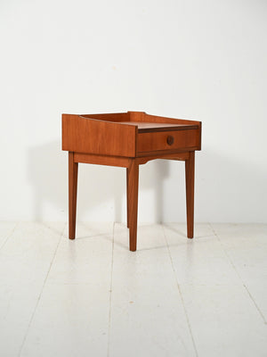 Comodino scandinavo anni ’50 in teak 2