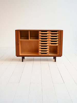 Highboard scandinavo in teak anni ’50 2