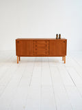 Sideboard anni ’60 in teak scandinavo