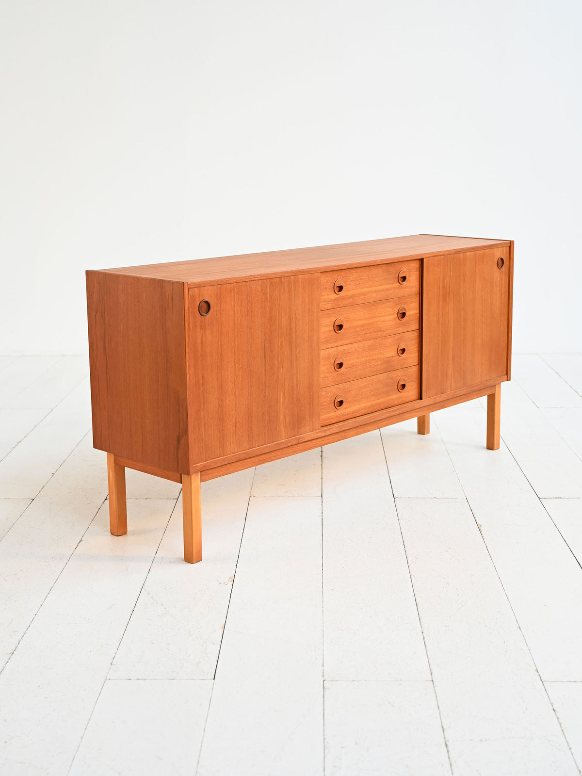 Sideboard anni ’60 in teak scandinavo 5