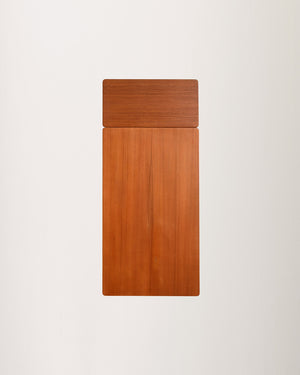 Scrivania con ribalta in teak anni ’60 9