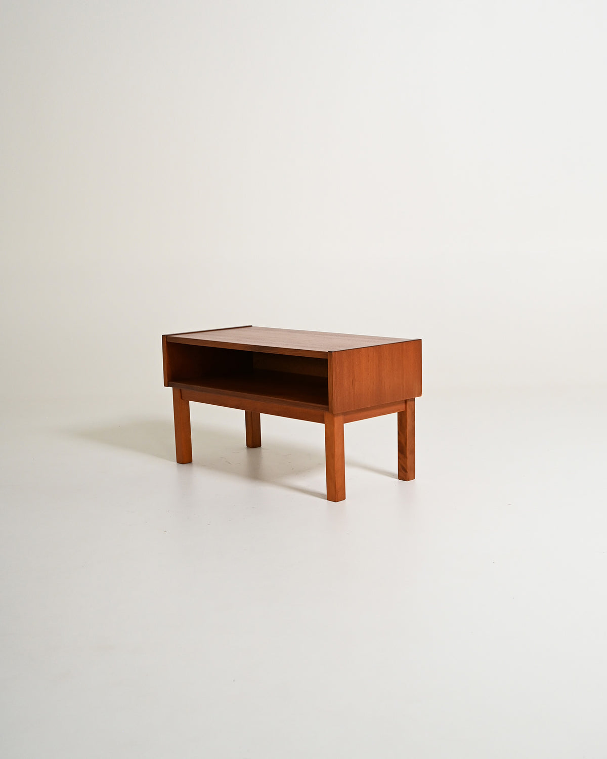Tavolino rettangolare in teak, anni '60