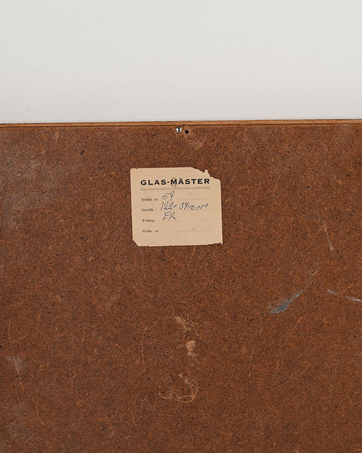 Specchio "Glas-Mäster" in rovere, anni '50-'60
