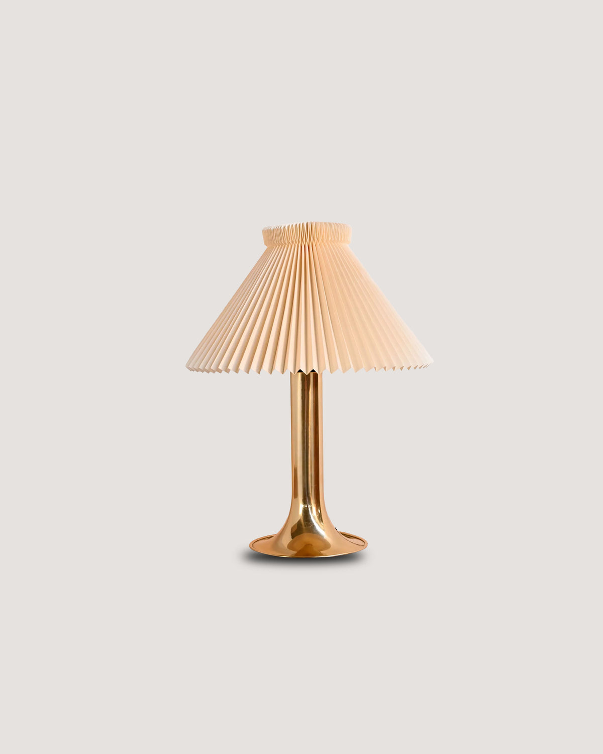 Lampada da tavolo danese con paralume in tessuto, anni ’60