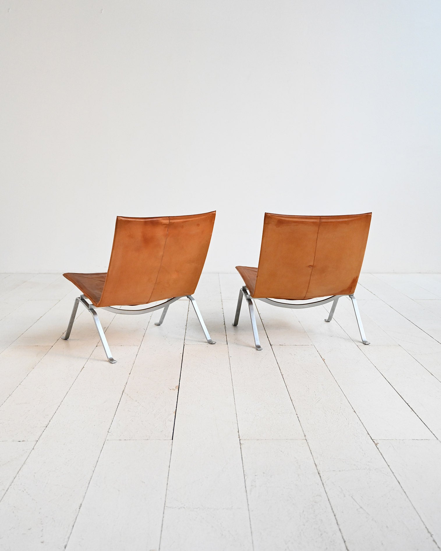 Coppia di poltrone modello "PK22" di Poul Kjærholm per E. Kold Christensen, anni ’50 2