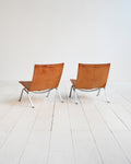 Coppia di poltrone modello "PK22" di Poul Kjærholm per E. Kold Christensen, anni ’50 2