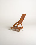 Carrello pieghevole in teak e rovere, Nybrofabriken, anni 50