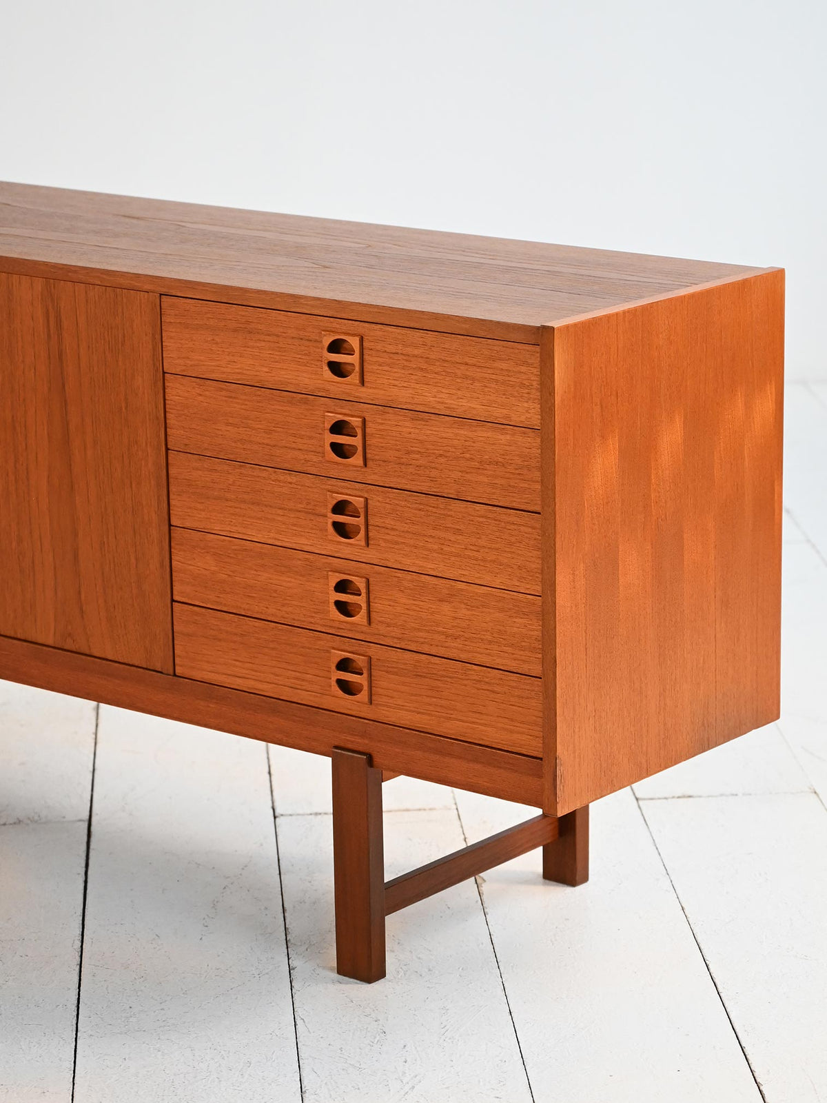 Sideboard scandinavo in teak anni ’60 6