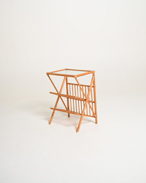 Mobiletto portariviste scandinavo vintage