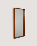 Specchio svedese in teak anni 50–60