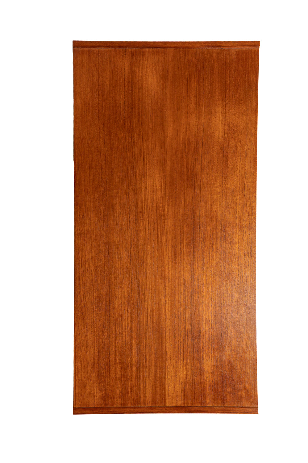 Cassettiera scandinava in teak dal profilo razionalista