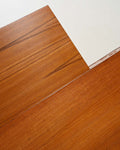 Sideboard scandinavo in teak con piano estraibile, anni '60