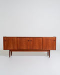 Sideboard in teak attribuito a Erik Brouer, Danimarca, anni ’50-’60