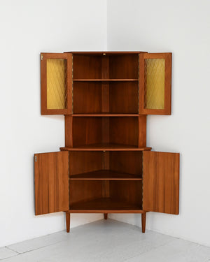 Angoliera scandinava mid-century in teak, anni ’50 2