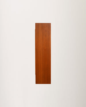 Sideboard scandinavo in teak con cassetti scultorei 10