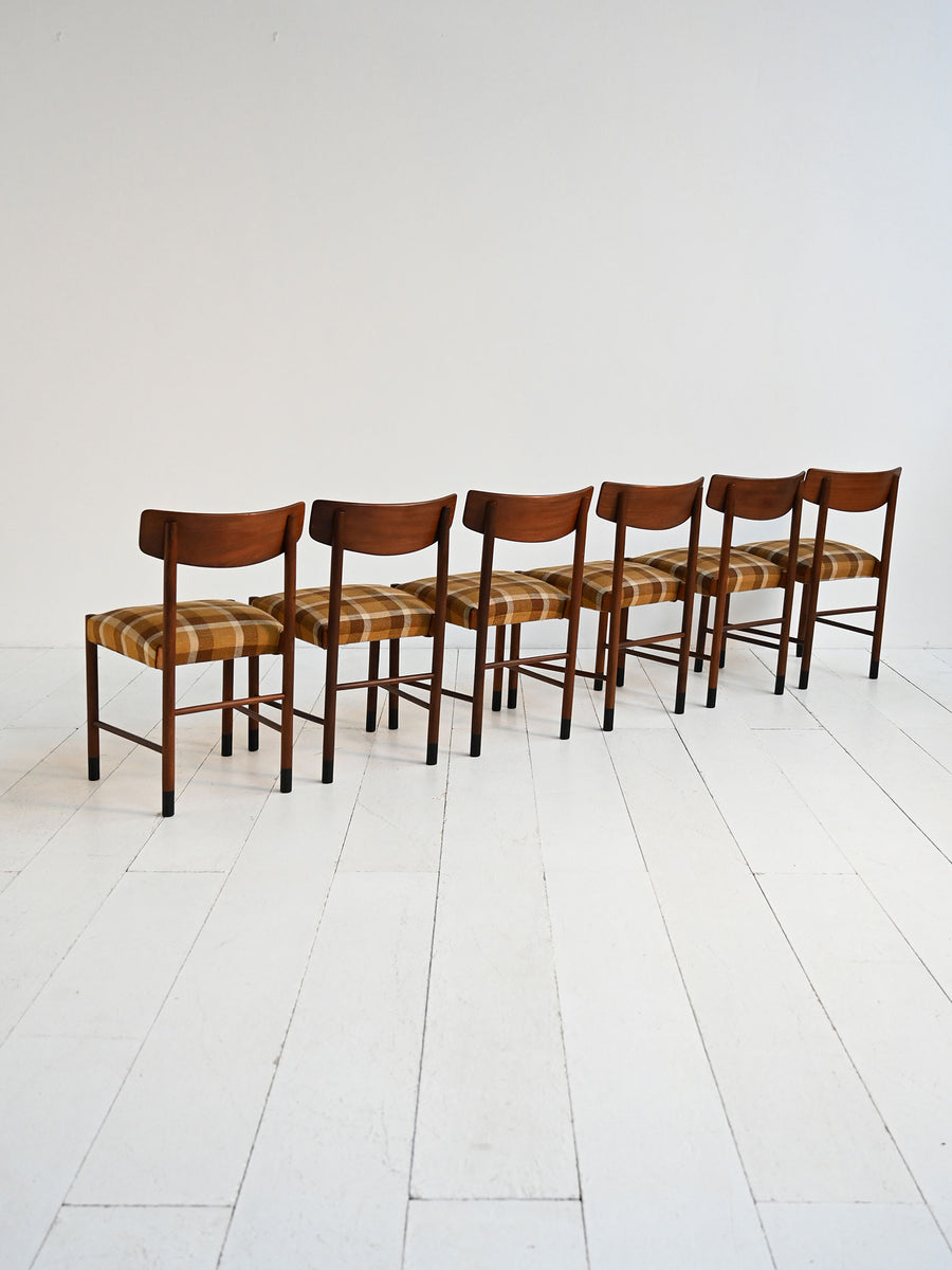 Sedie da pranzo in teak anni ’60 Karl Andersson & Söner