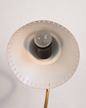 Lampada da tavolo rossa prodotta da Ringus, anni ‘50 8