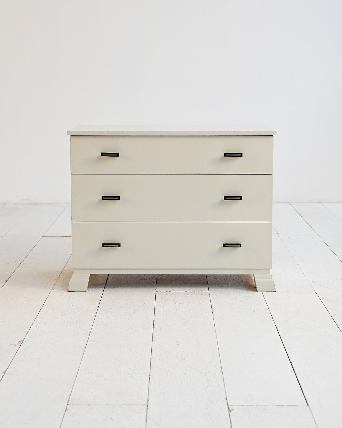 Cassettiera scandinava déco bianca, anni ’30/’40 2