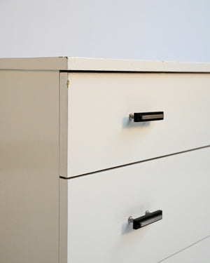 Cassettiera scandinava déco bianca, anni ’30/’40 4