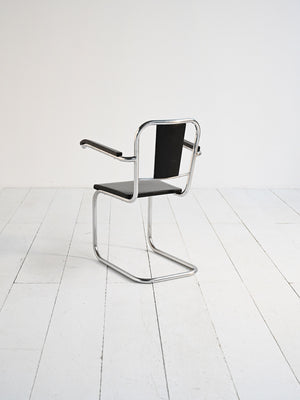 Poltrona cantilever scandinava in stile Bauhaus, anni 30 2