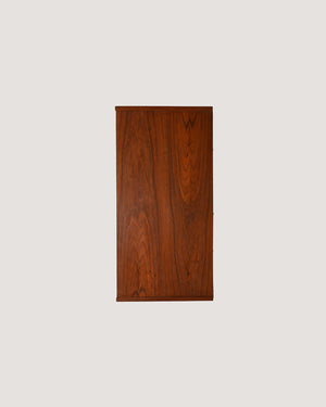 Cassettiera scandinava in teak e rovere, anni '60