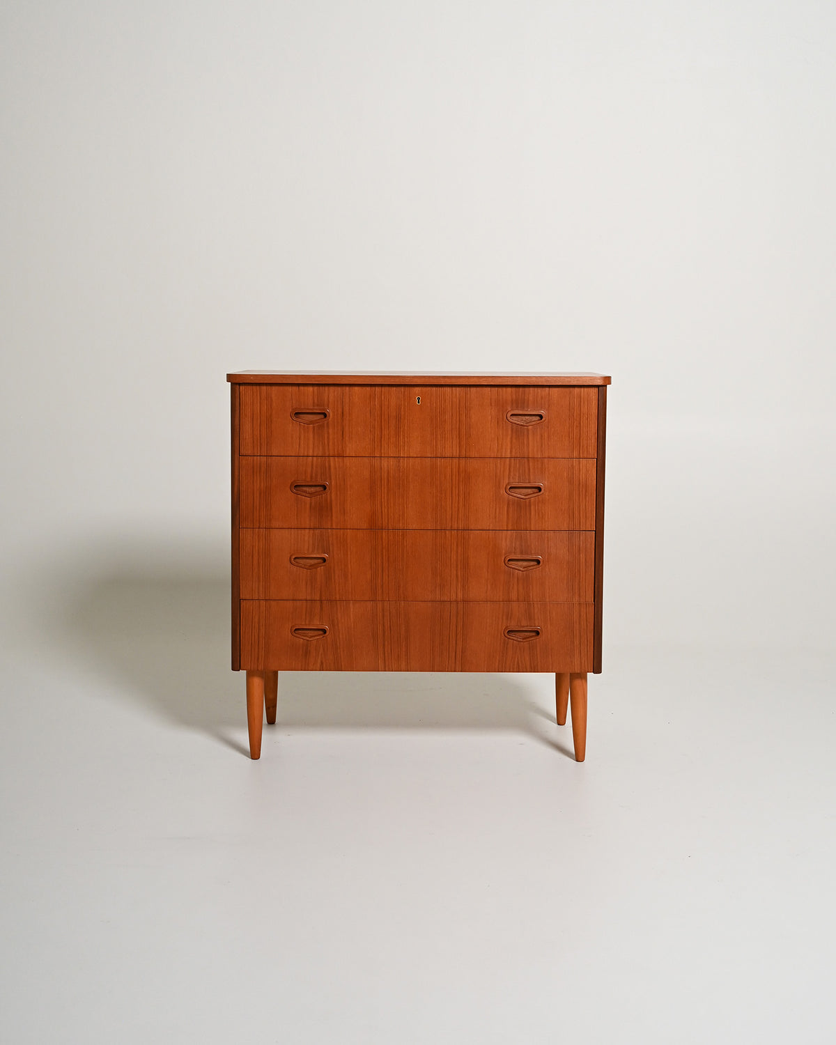 Cassettiera svedese in teak, anni '50