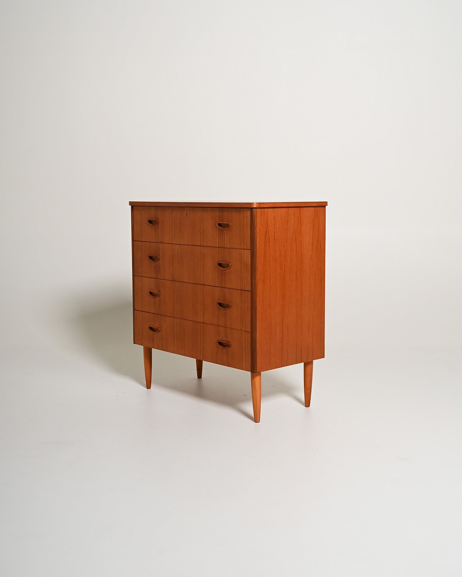 Cassettiera svedese in teak, anni '50