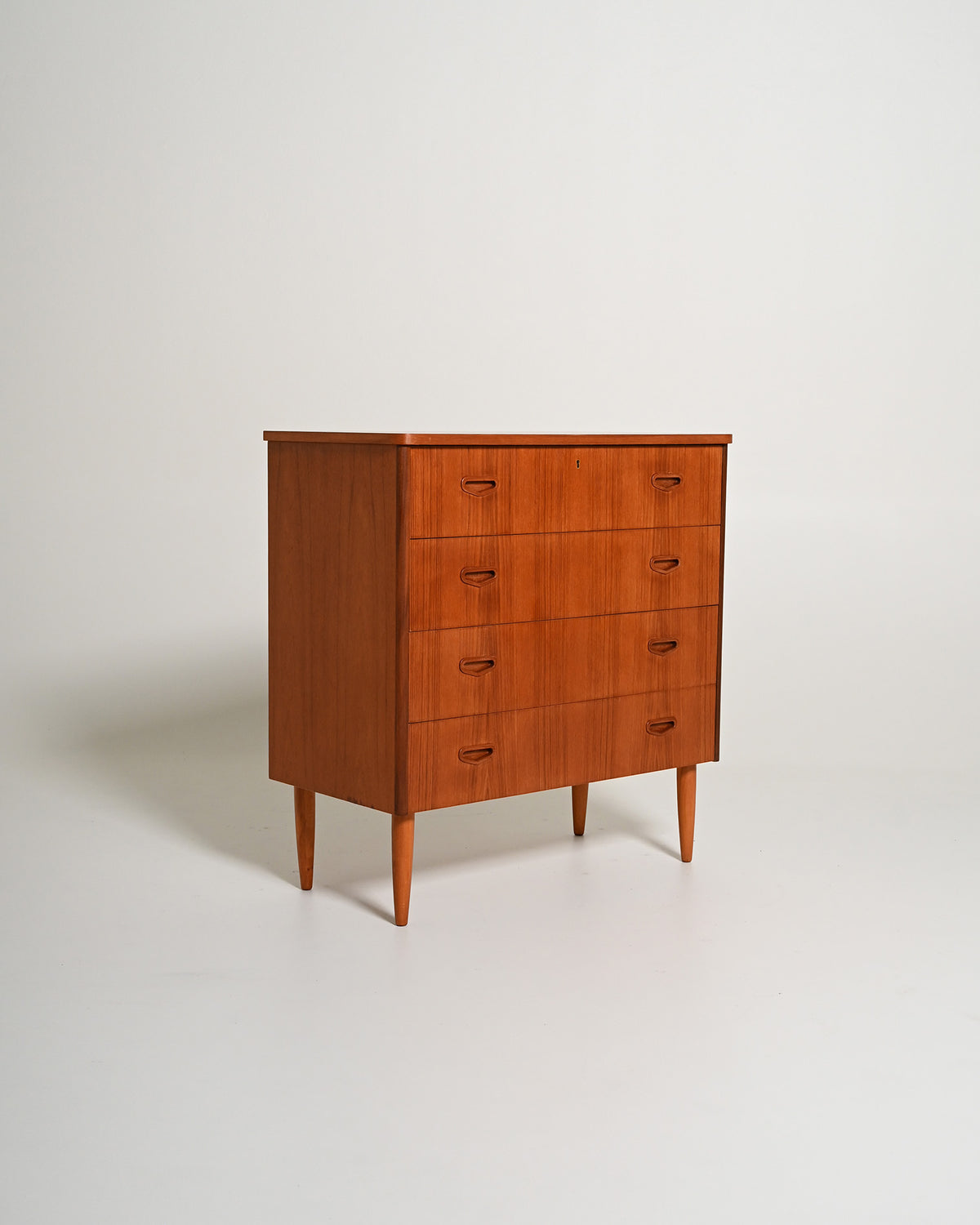Cassettiera svedese in teak, anni '50