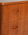 Cassettiera svedese in teak, anni '50