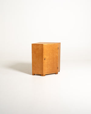 Mobile angolare scandinavo in betulla, metà Novecento