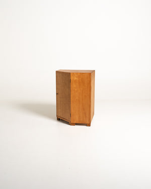 Mobile angolare scandinavo in betulla, metà Novecento