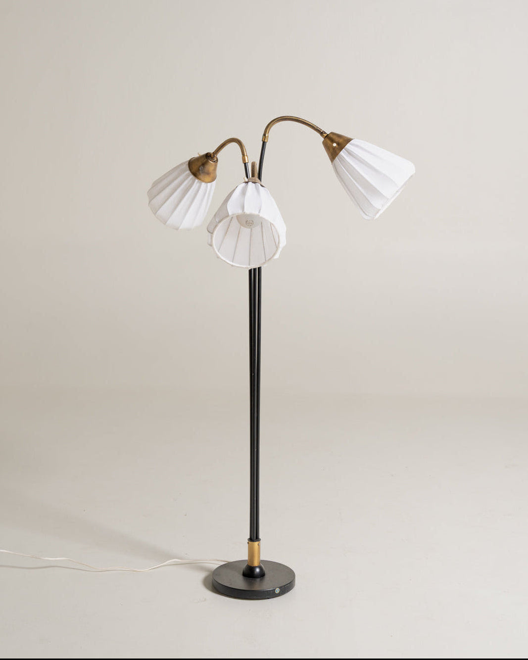 Lampada da terra svedese a tre luci, anni ’50