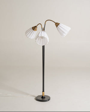 Lampada da terra svedese a tre luci, anni ’50