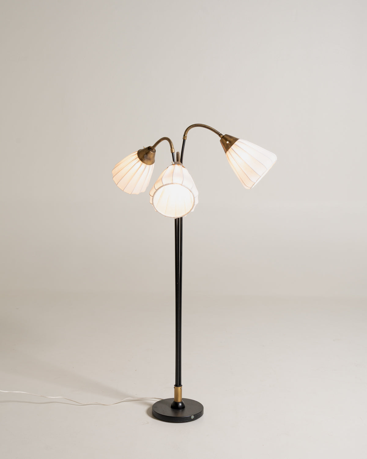 Lampada da terra svedese a tre luci, anni ’50