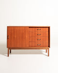 Sideboard scandinavo in teak, anni ’50/’60