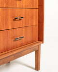 Sideboard scandinavo in teak, anni ’50/’60