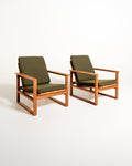 Coppia di poltrone “Medestolen” di Børge Mogensen per Fredericia, 1956-57