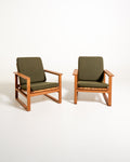 Coppia di poltrone “Medestolen” di Børge Mogensen per Fredericia, 1956-57