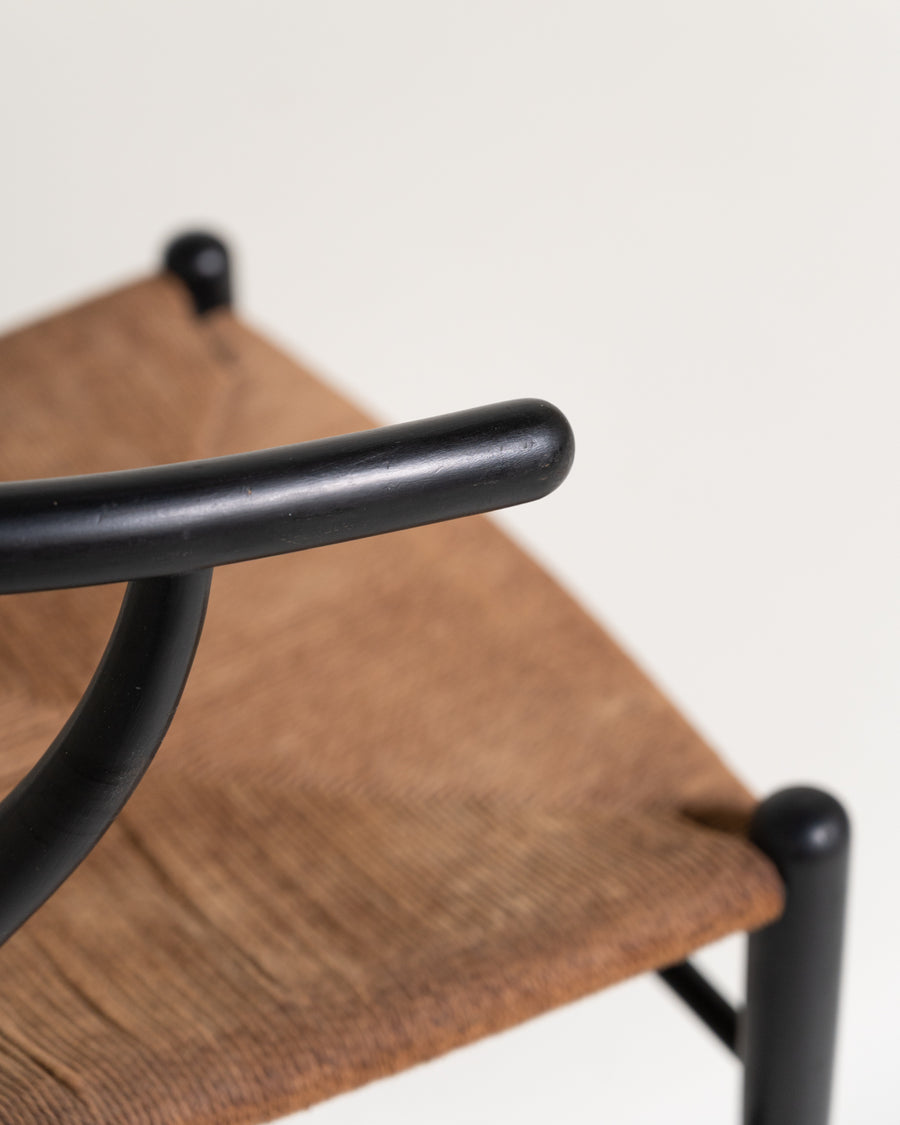 Set di 2 sedie “Wishbone Chair” “CH24” di Hans J. Wegner, anni '50