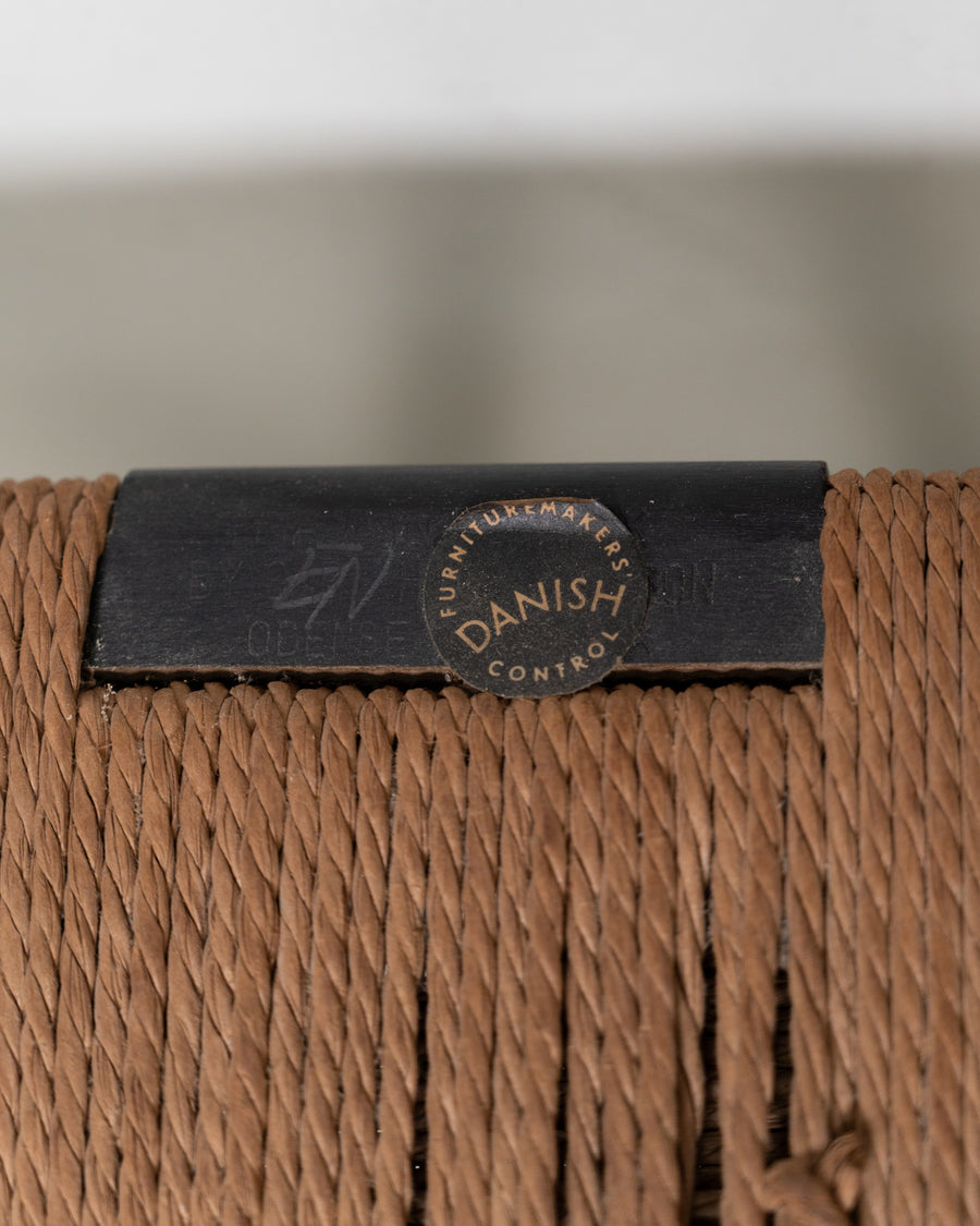 Set di 2 sedie “Wishbone Chair” “CH24” di Hans J. Wegner, anni '50